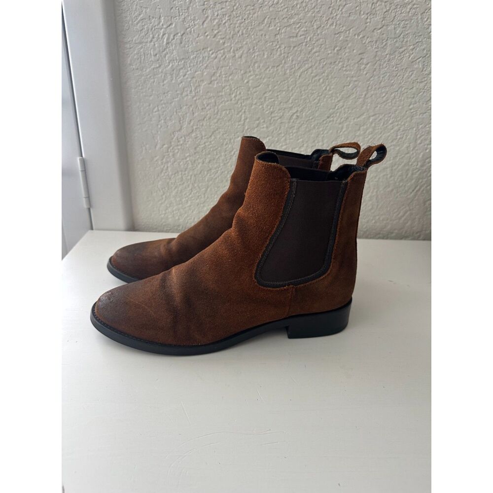 Thursday Boot Co Dutchess Chelsea Boots in Brown Suede Size 8.5 - Picture 4 of 6